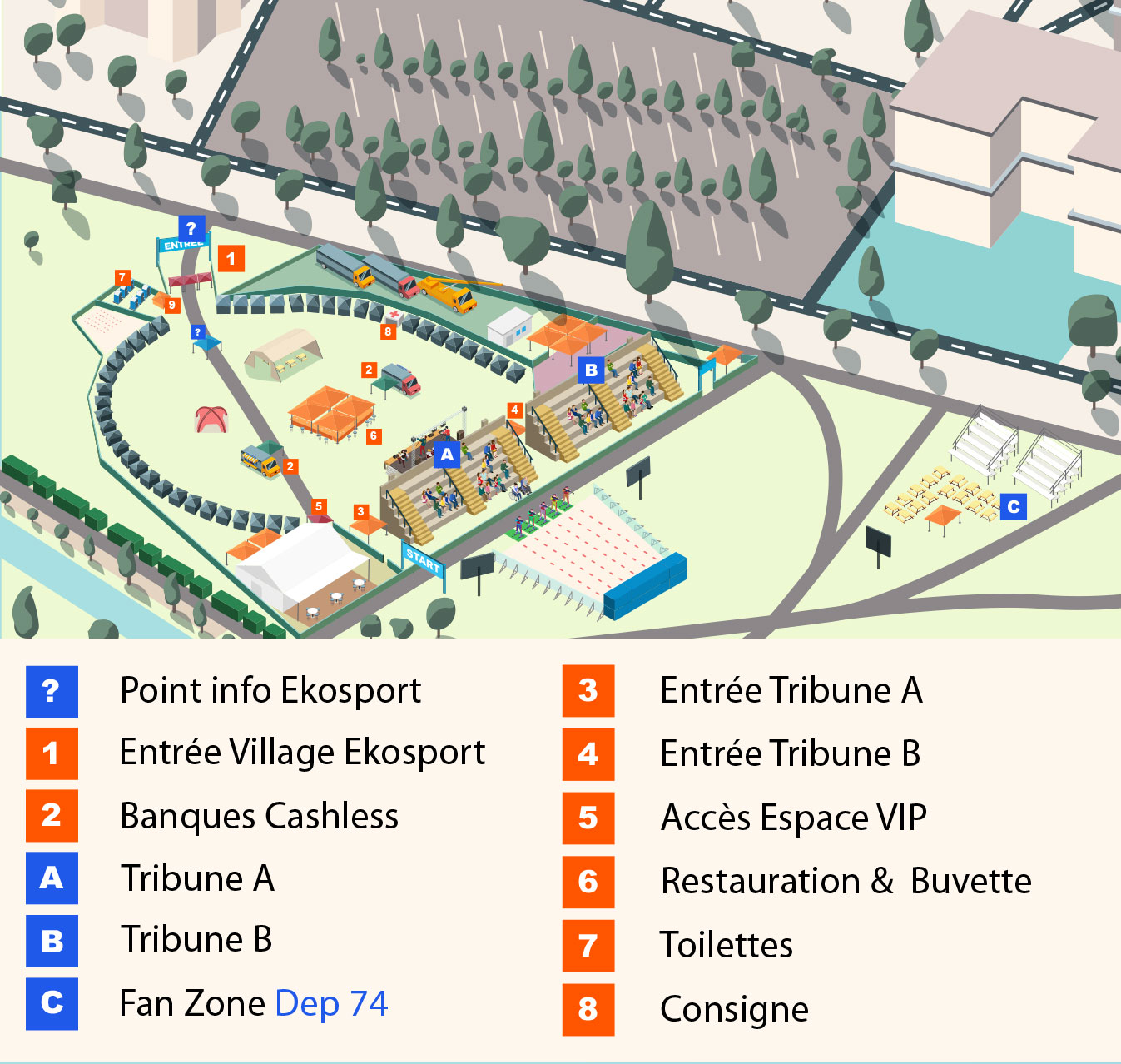 Plan du village